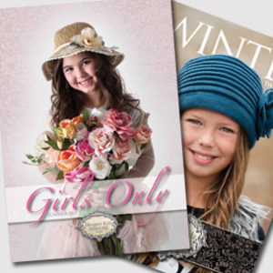 Image of kids fashion label brochures