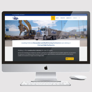 earthmoving website design